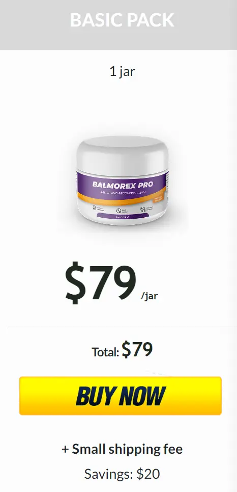 Balmorex Pro Buy 1 Jar Basic Pack $79